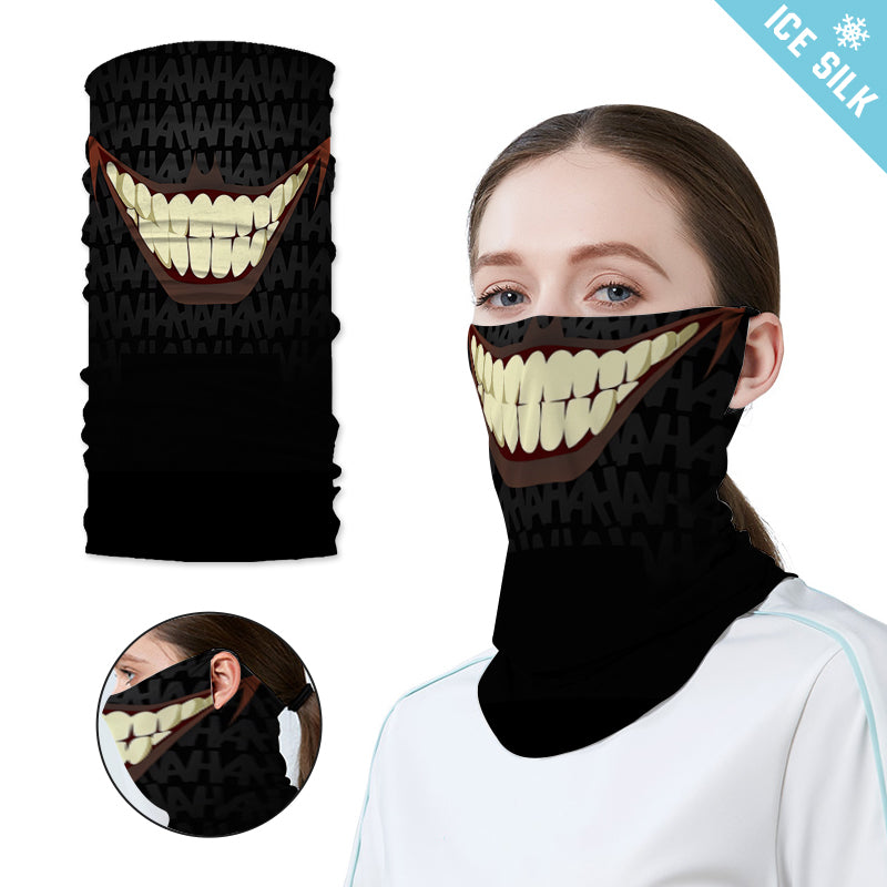Ice Silk Neck Gaiter with Ear Loops BSGE-010