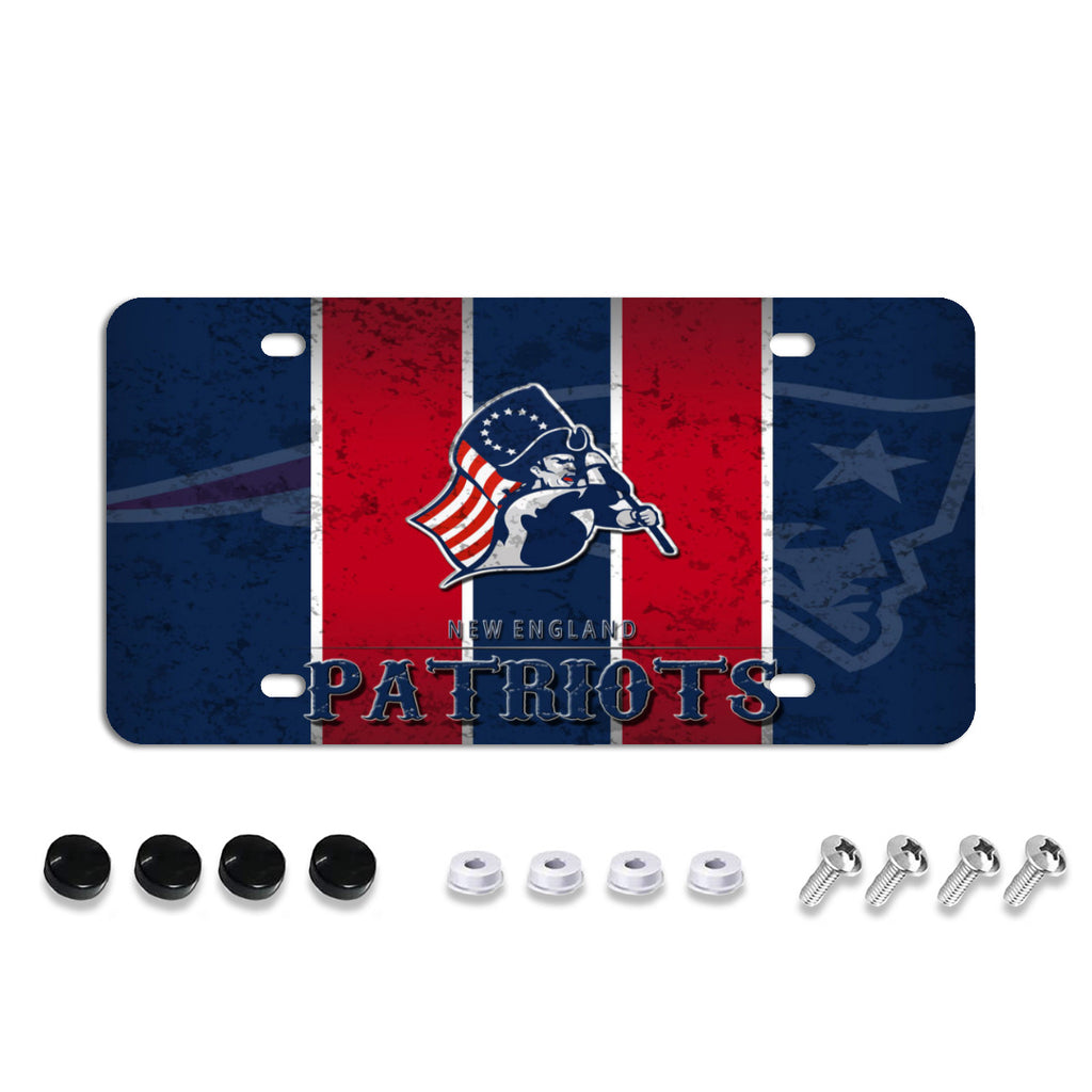 License Plate Covers, Unbreakable Tag Cover to Protect Your Car Front and Rear Plates, Fits All Standard US Plates, Screws Included No.232JV4