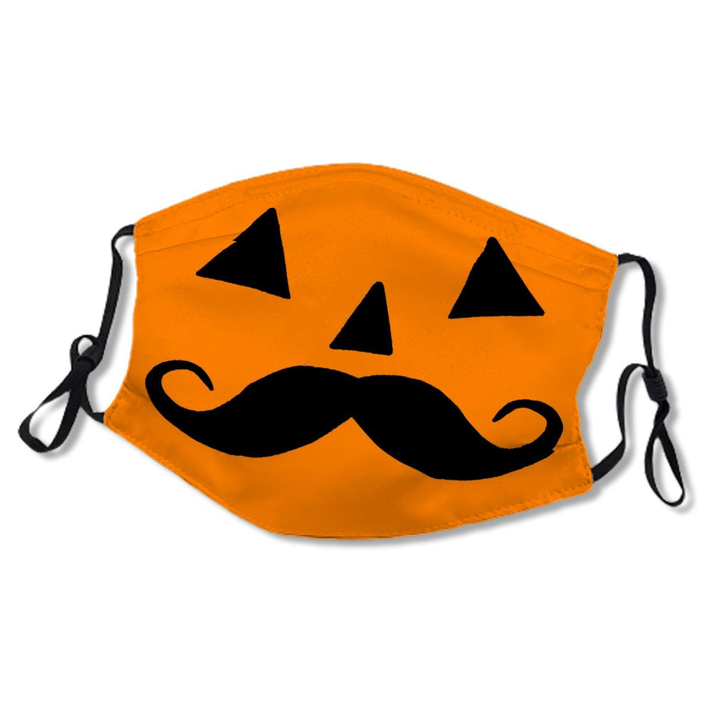 Black Mustache And Orange Pumpkin No. 247GAN