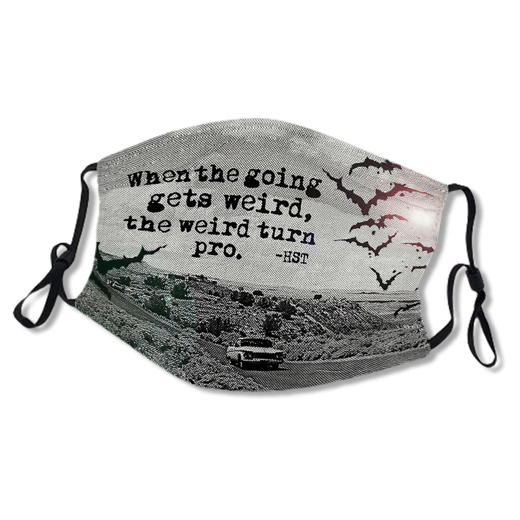 When the Going Gets Weird The Weird Turn Pro - Black and White Vintage Collage Hunter No.2DIEJT