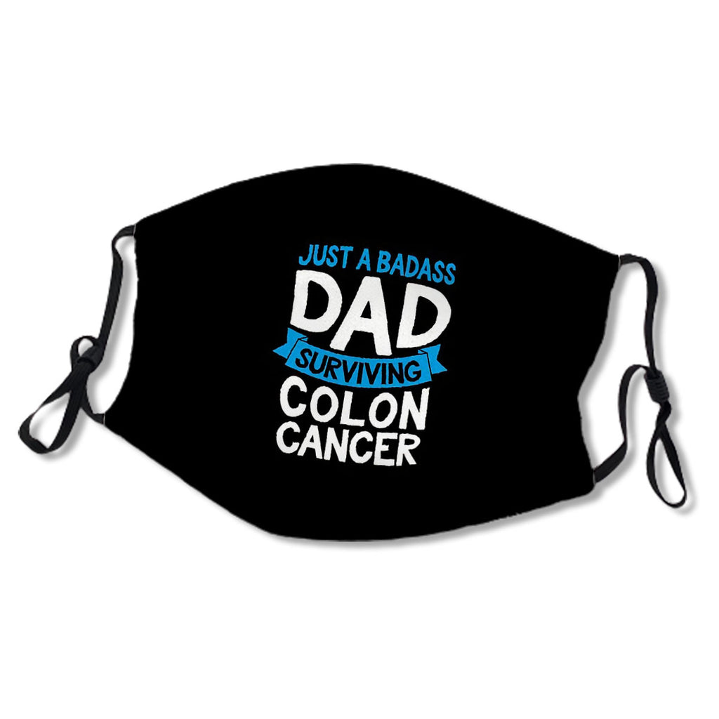 Badass Dad Surviving Colon Cancer Survivor Quote Funny Gift No.2H4F38