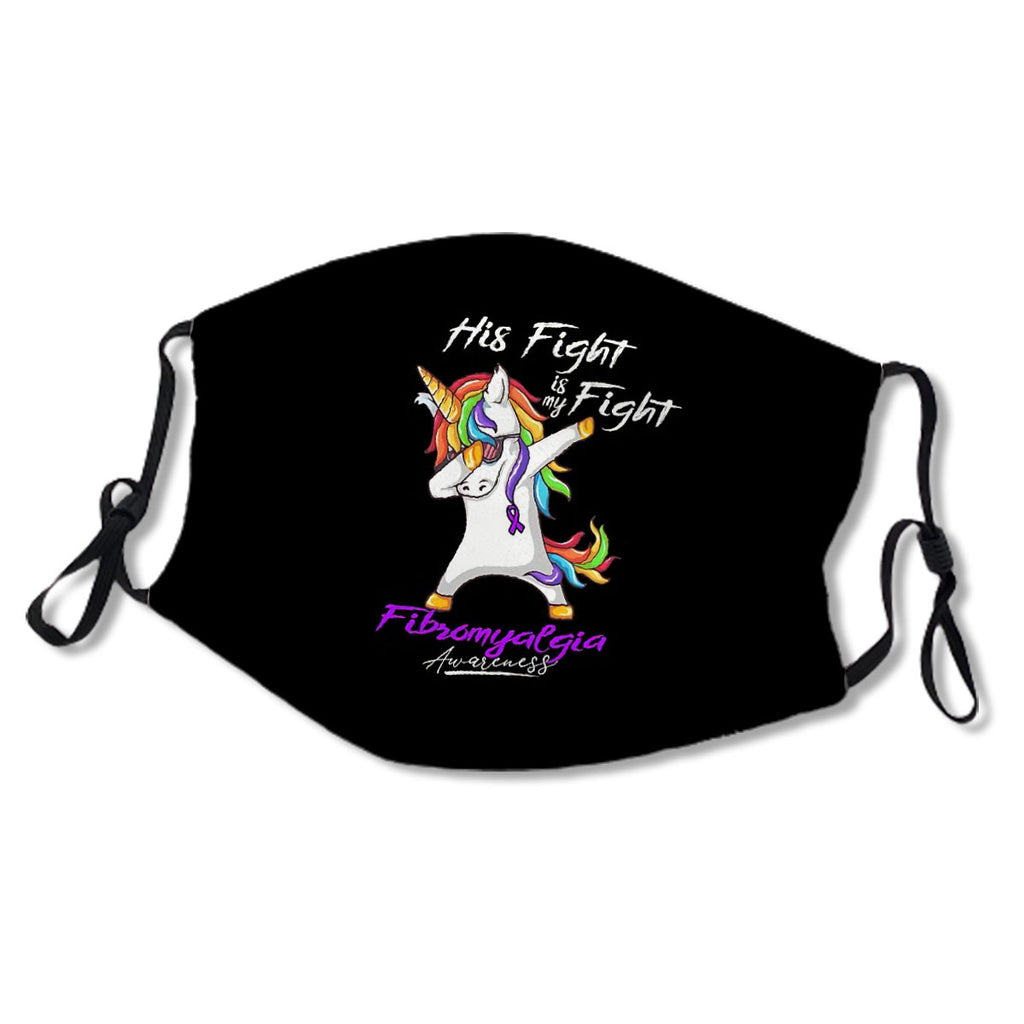 Unicorn His Fight Is My Fight Fibromyalgia Awareness No.2RC8JY