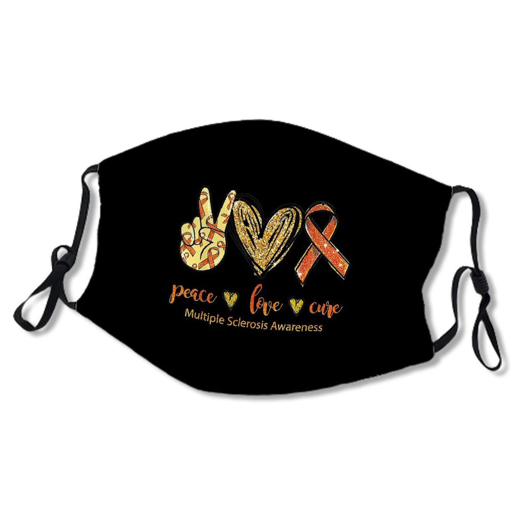 peace love cure multiple sclerosis awareness No.2Y2NNA