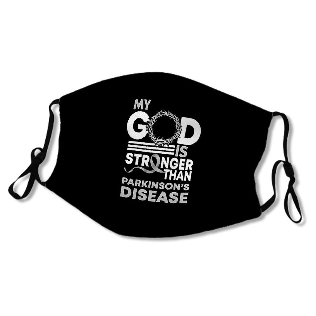 My God Is Stronger Than Parkinson's Disease Awareness Ribbon No.3BTMUG