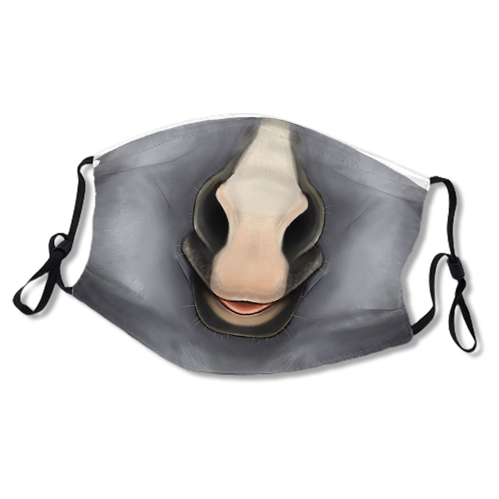 Dust Resistance 5-Layer Filter Grey Horse Face NO 3MFTK7