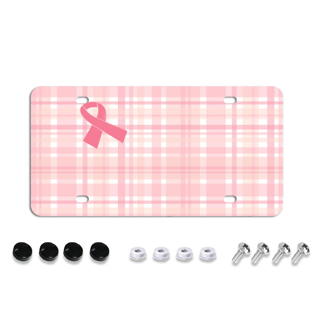 License Plate Covers, Unbreakable Tag Cover to Protect Your Car Front and Rear Plates, Fits All Standard US Plates, Screws Included No.3PI9NW