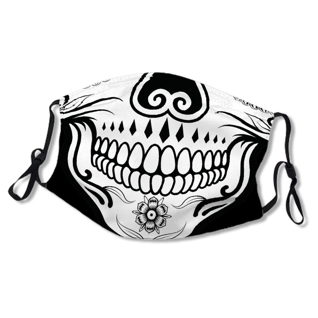 Cool Black & White Skull No. 3S3BDQ