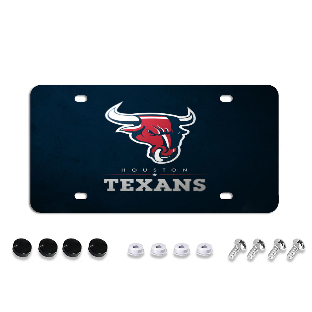 License Plate Covers, Unbreakable Tag Cover to Protect Your Car Front and Rear Plates, Fits All Standard US Plates, Screws Included No.3UNQJ2