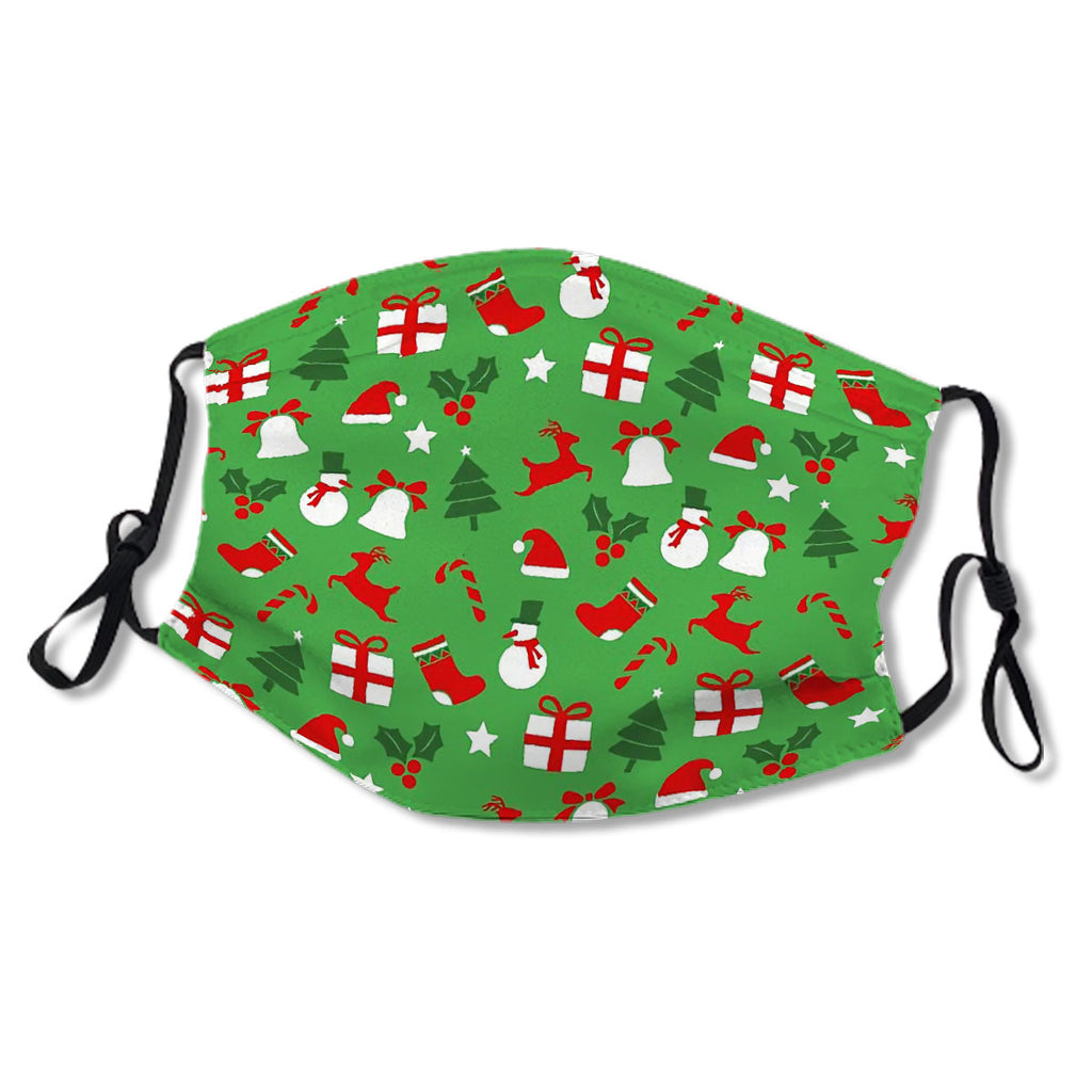 Christmas Pattern, Christmas Santa Claus Pattern Mask No.3YEFV6