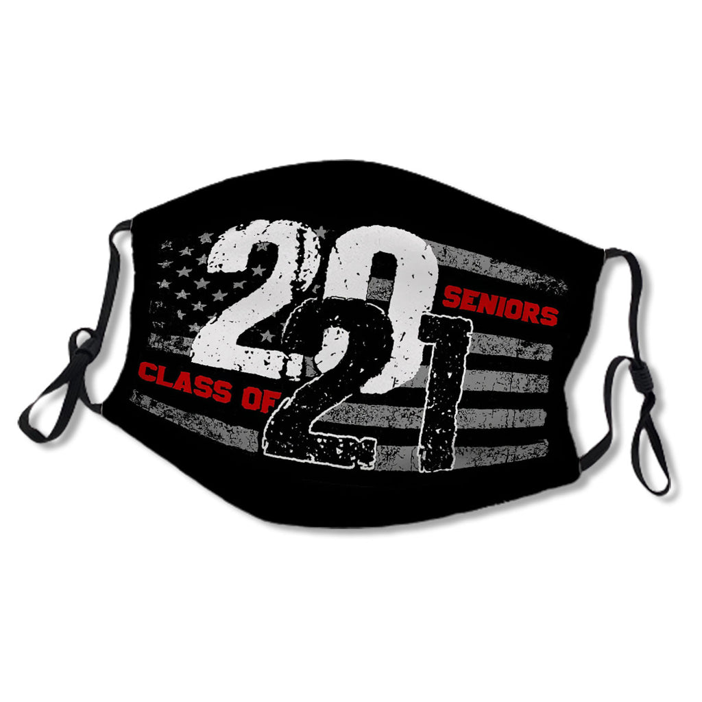 Class of 2021 Distressed American Flag No.42DWS4