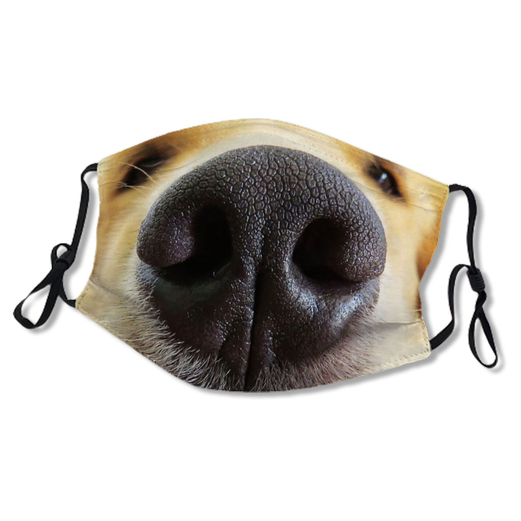 Dog muzzle fun face nose No.43WLIN