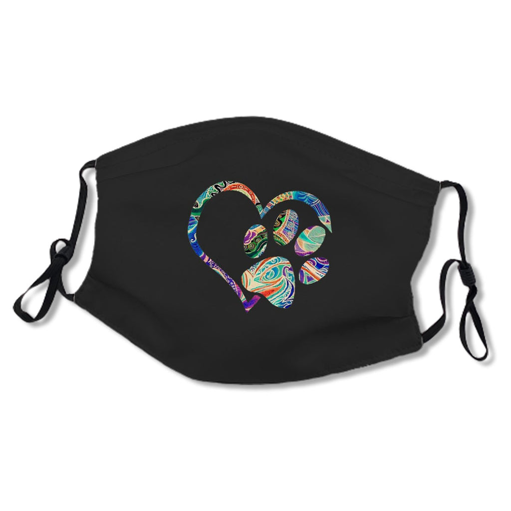 Pawprint Tie Dye Rainbow Inspired Dog Paw print gift No.48YYVU