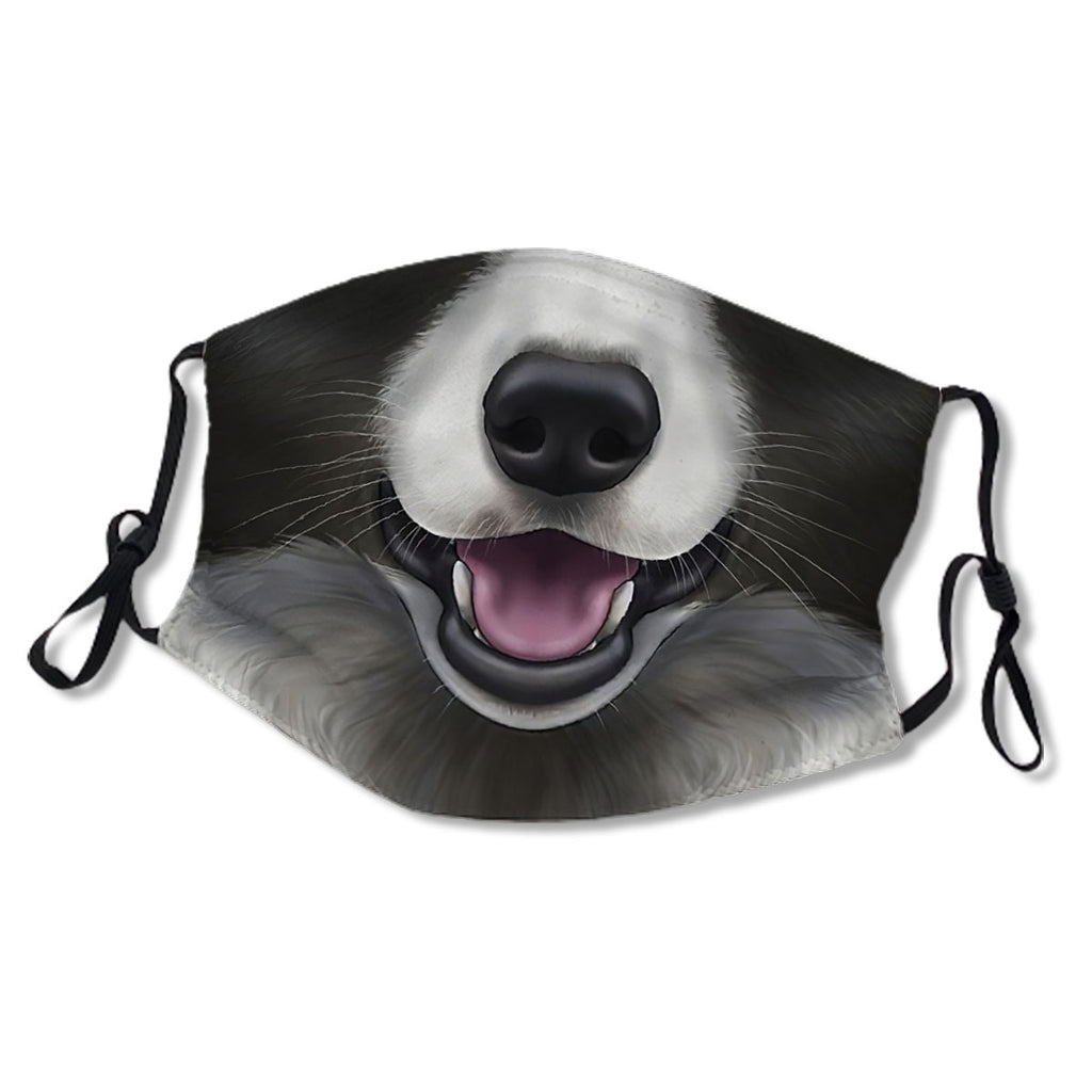 Dust Resistance 5-Layer Filter Border Collie Face NO 4PEHAC
