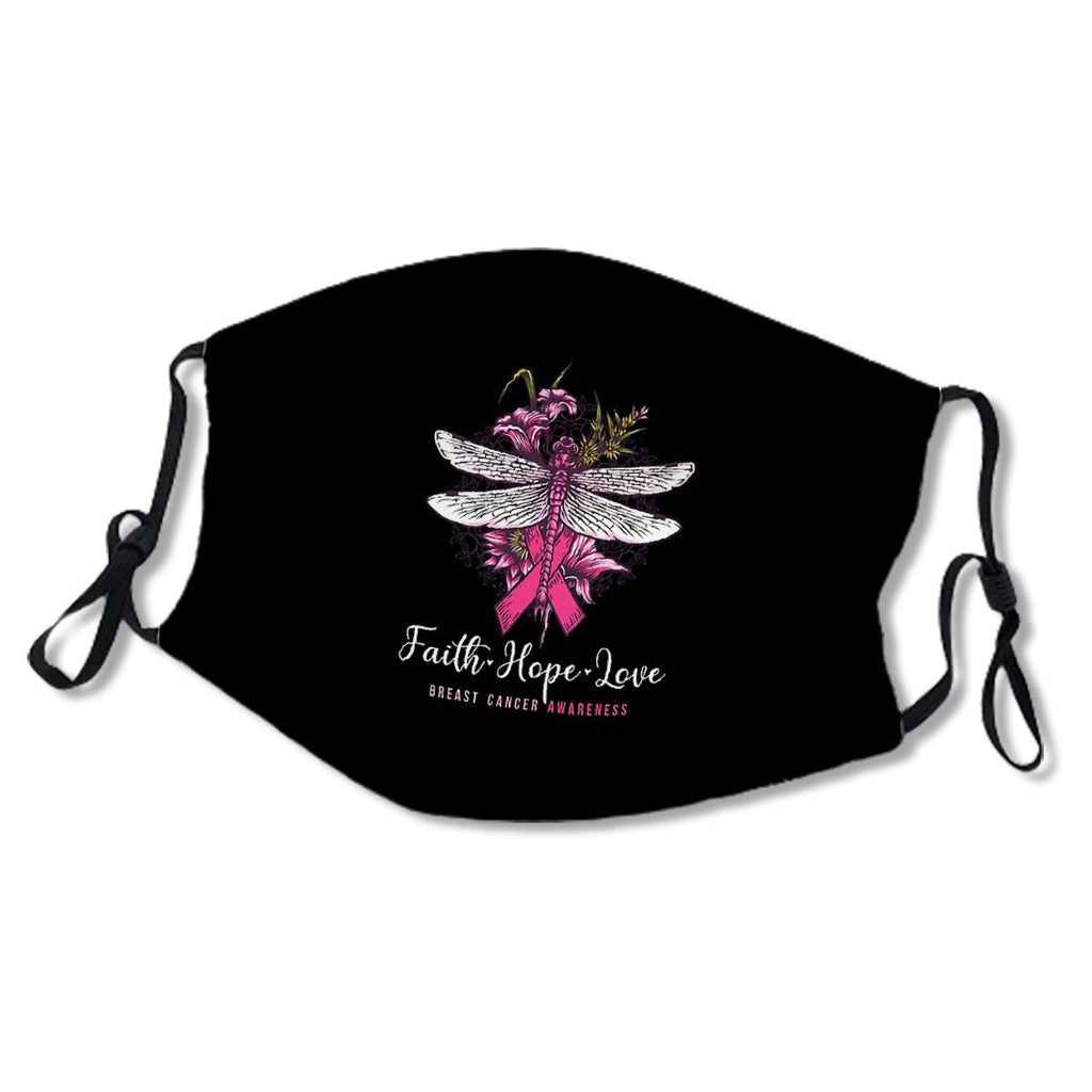 Dragonfly Faith Hope Love Breast Cancer Awareness No.4RMLAE