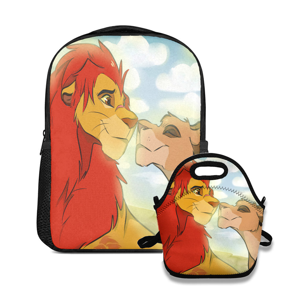 Lightweight and cute backpack and meal bag No.4ZNU8U