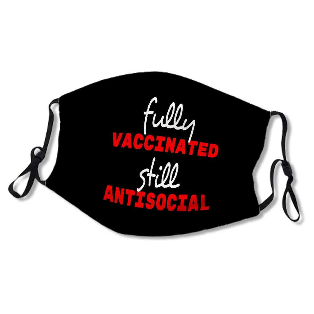 Fully Vaccinated Still Antisocial - Black No.52RNYP