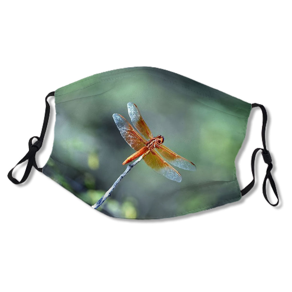 Flame Skimmer Dragonfly Mask No.57Gt2Y