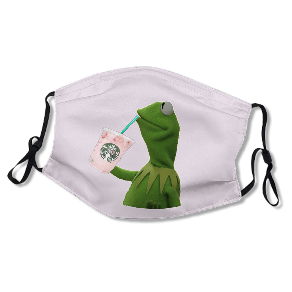 frog Sips a Starbuck Refresher No.5B5CVE