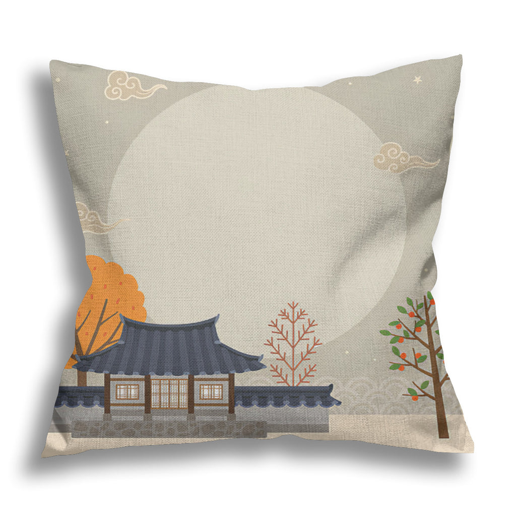 Summer Pillow Covers 18"×18", Decorative Pillow Covers for Home Sofa Bed Couch No.5H3LZV