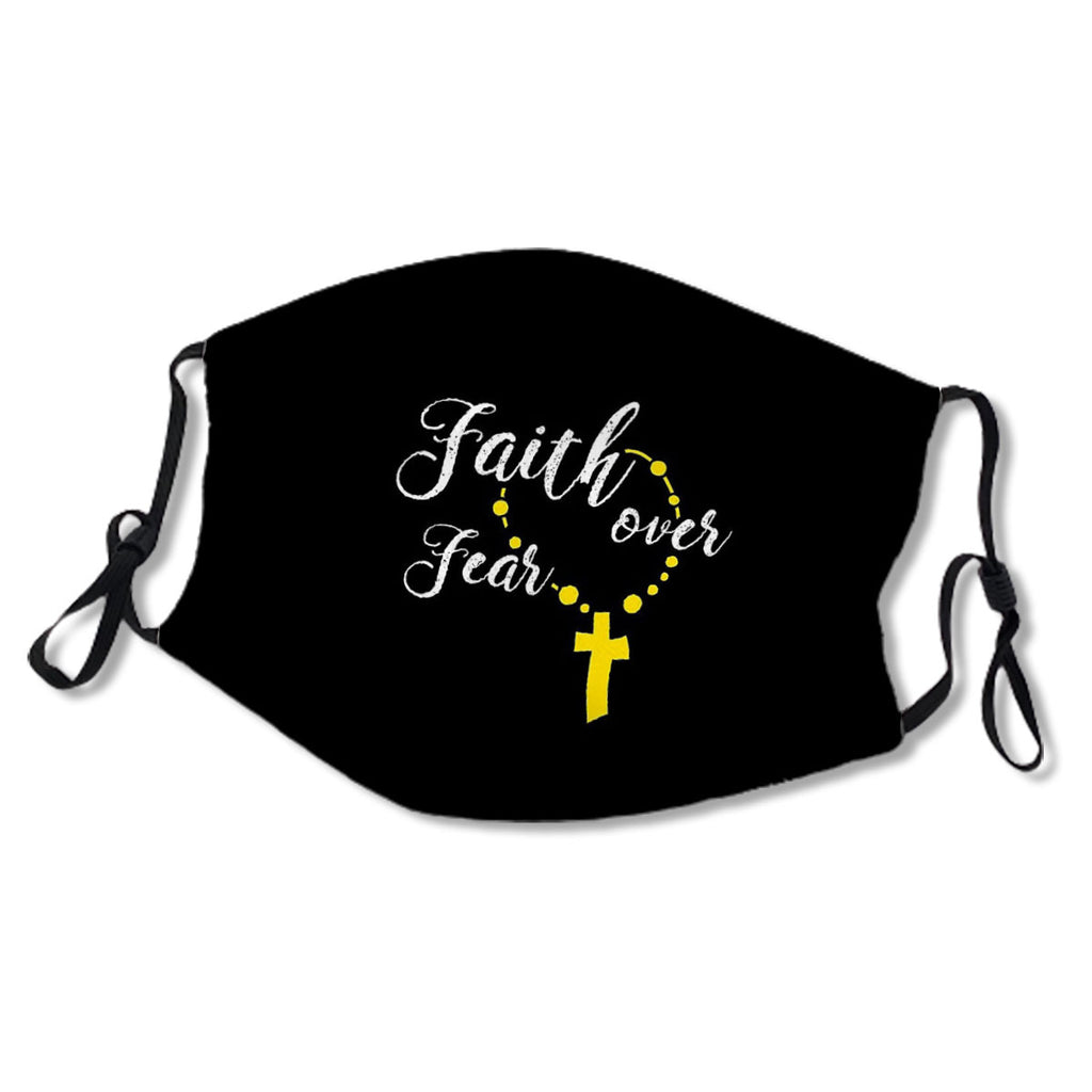 Faith Over Fear Shirt Religious Gift Idea Jesus Christ Pastor Church No.5P4D8P