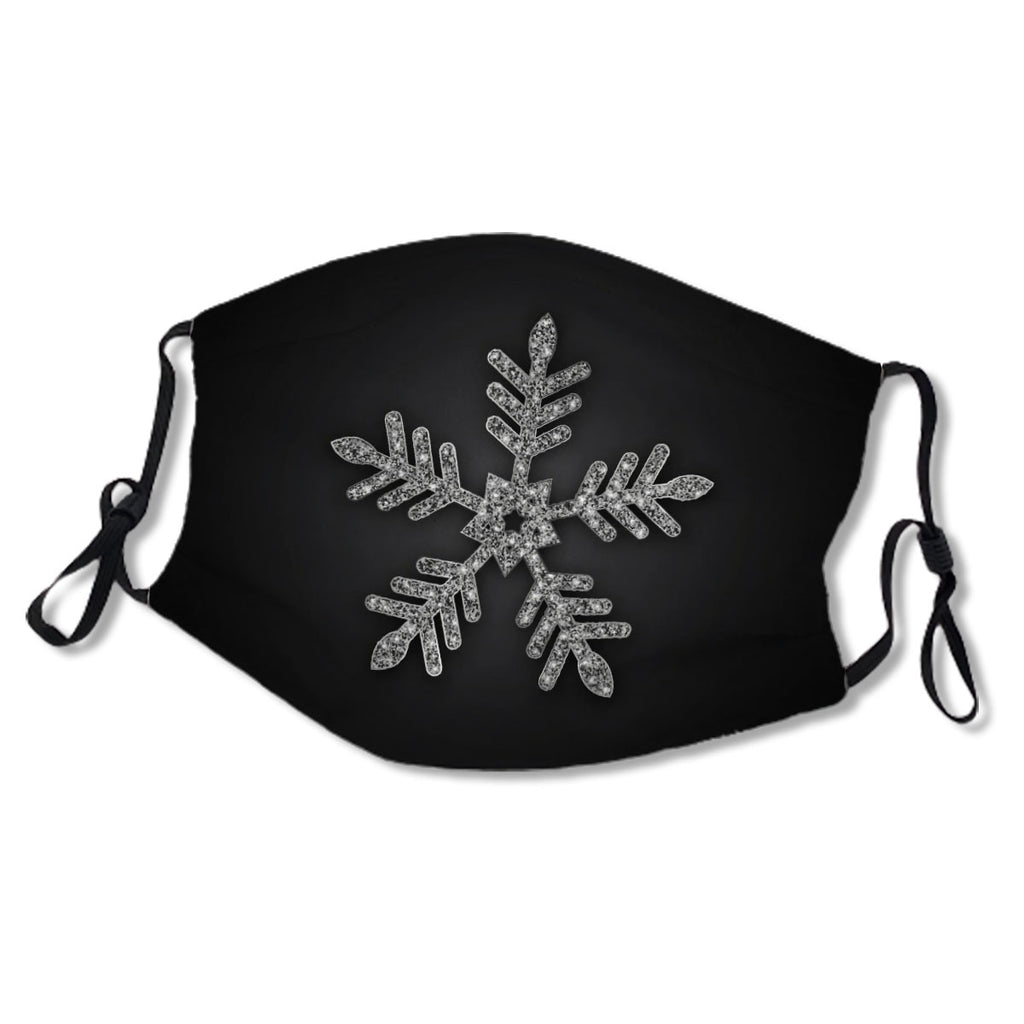 Silver Glitter Snowflake No.5PZ9U3