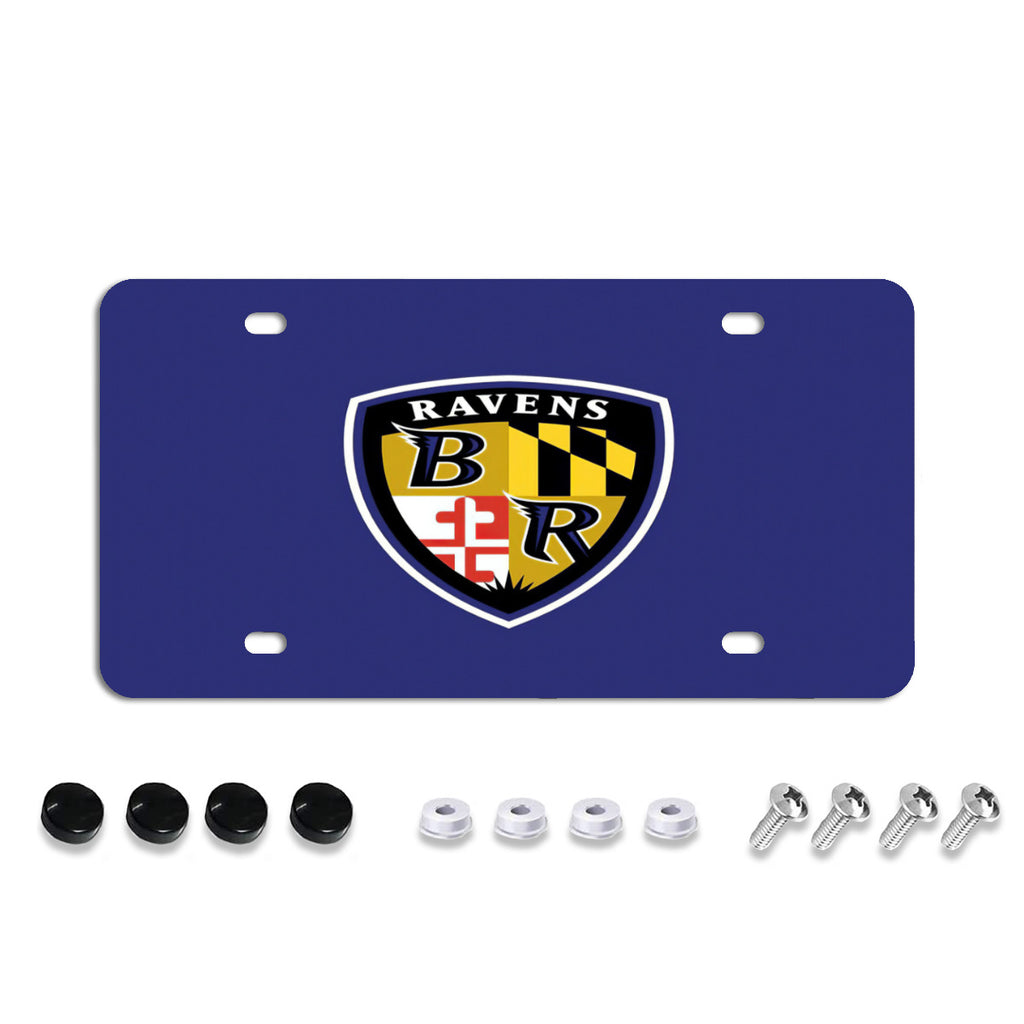 License Plate Covers, Unbreakable Tag Cover to Protect Your Car Front and Rear Plates, Fits All Standard US Plates, Screws Included No.5ZK279