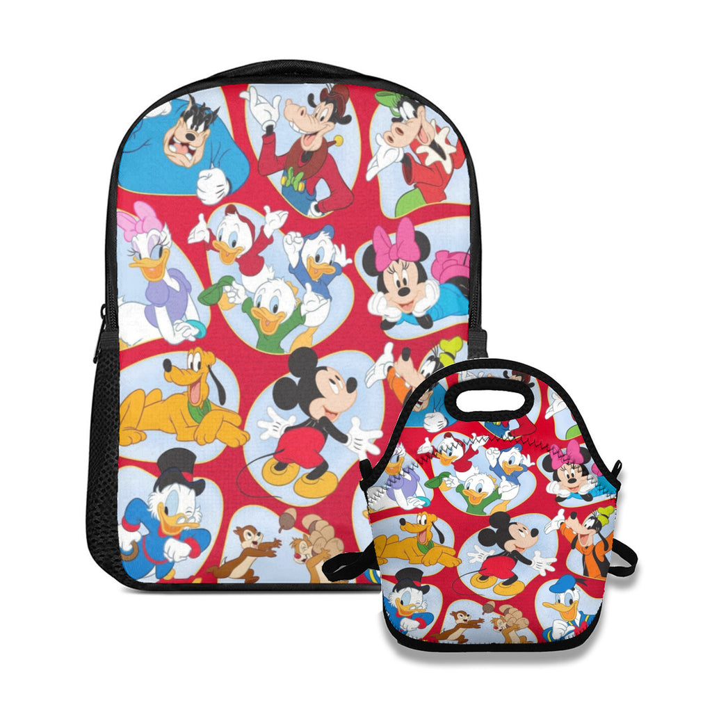 Lightweight and cute backpack and meal bag No.657H3F