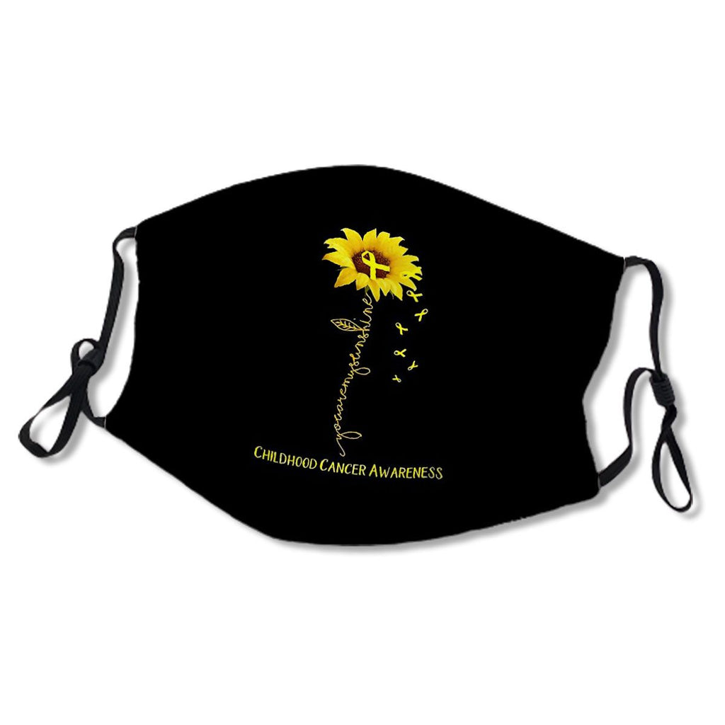 Sunflower You Are My Sunshine Childhood Cancer Awareness No.65QPLR