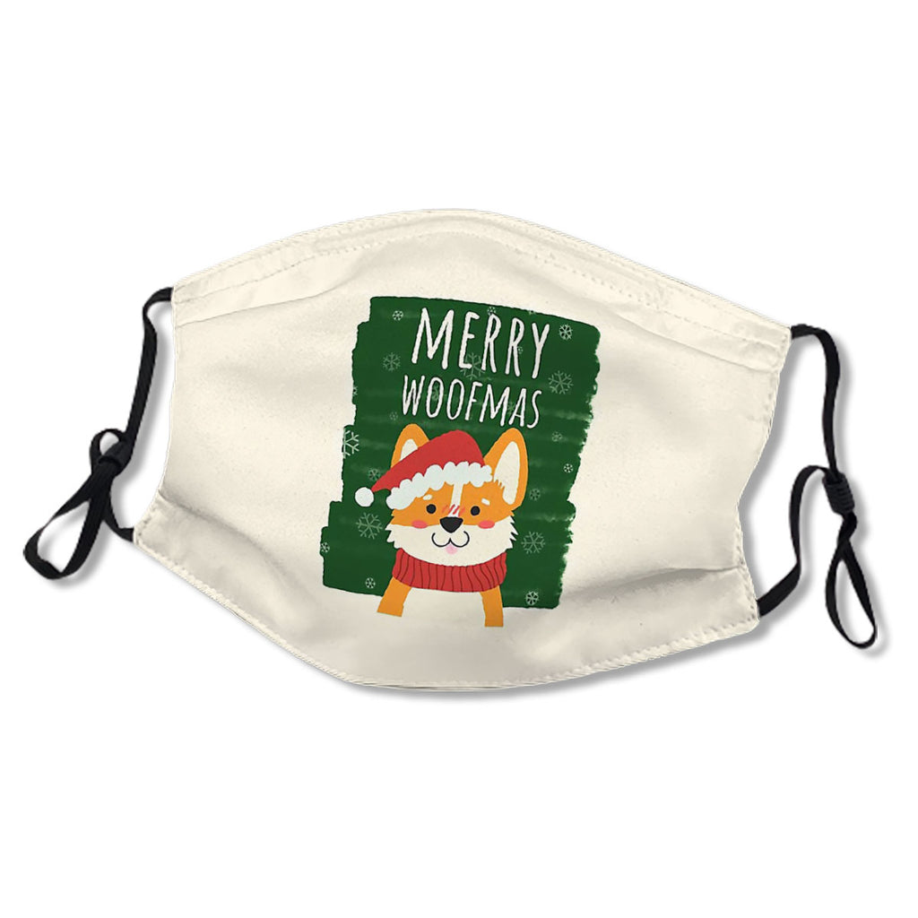 Merry Woofmas Christmas Festive Santa Hat Corgi No.6ATKKI