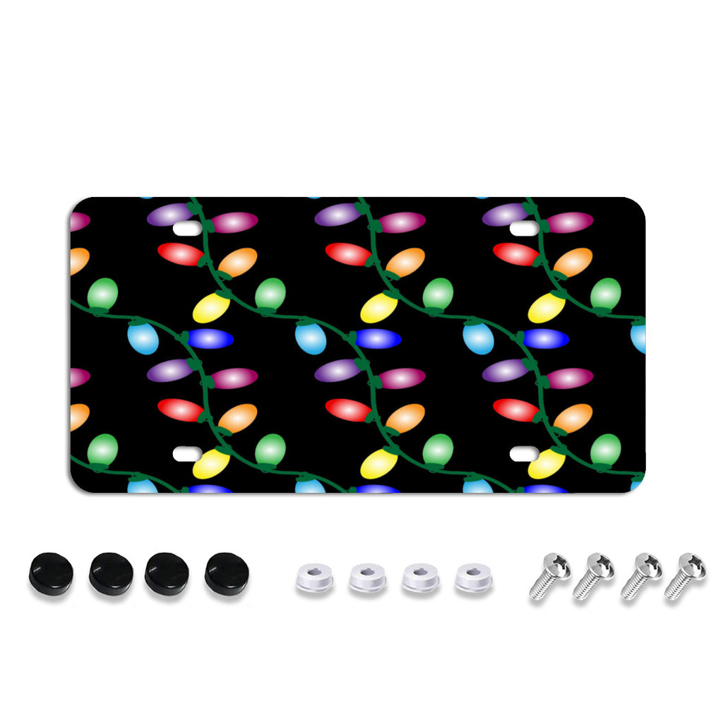 License Plate Covers, Unbreakable Tag Cover to Protect Your Car Front and Rear Plates, Fits All Standard US Plates, Screws Included No.6H2MBO