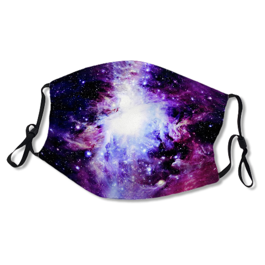 Galaxy Purple Violet Blue Orion Nebula Mask No.6QEAP3