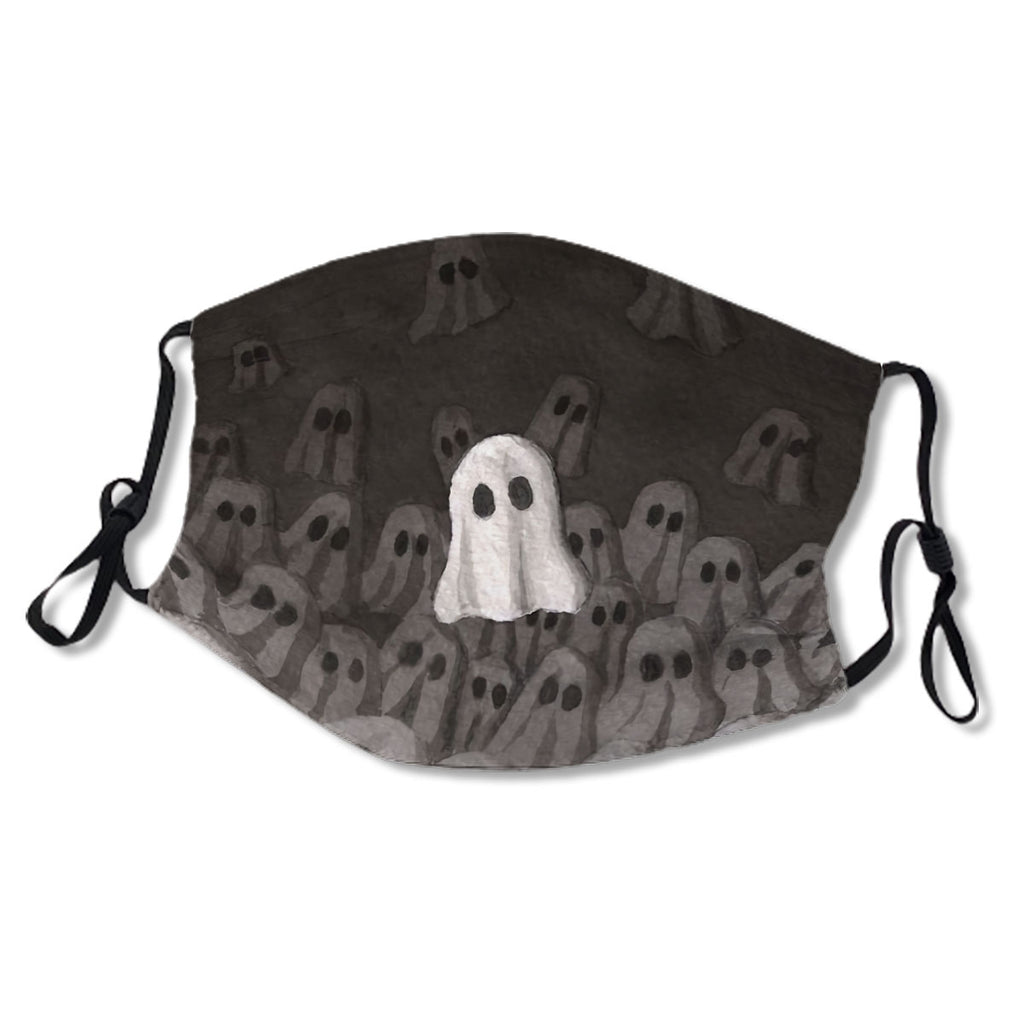 flying cute ghosts Mask No.6RGZUS