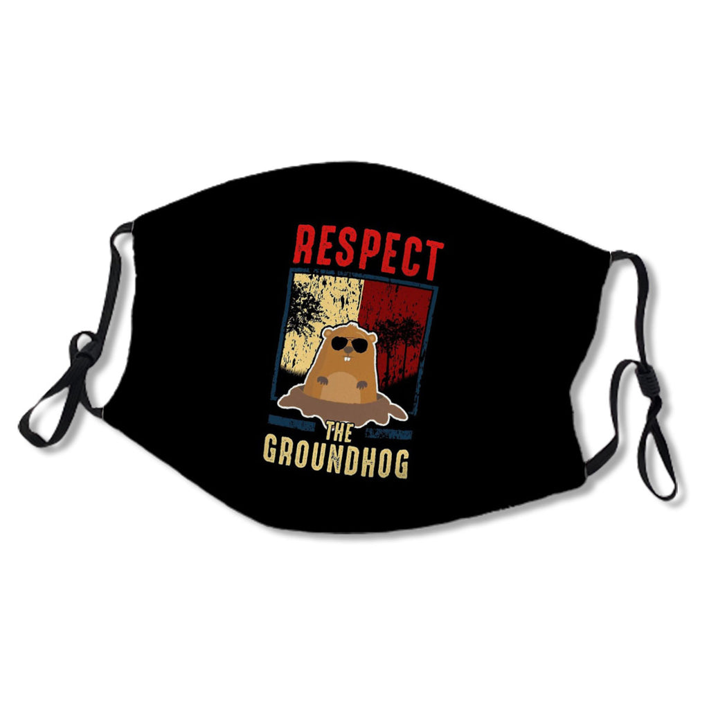 Cute Respect The Groundhog Funny Groundhog Day No.6RHEJS