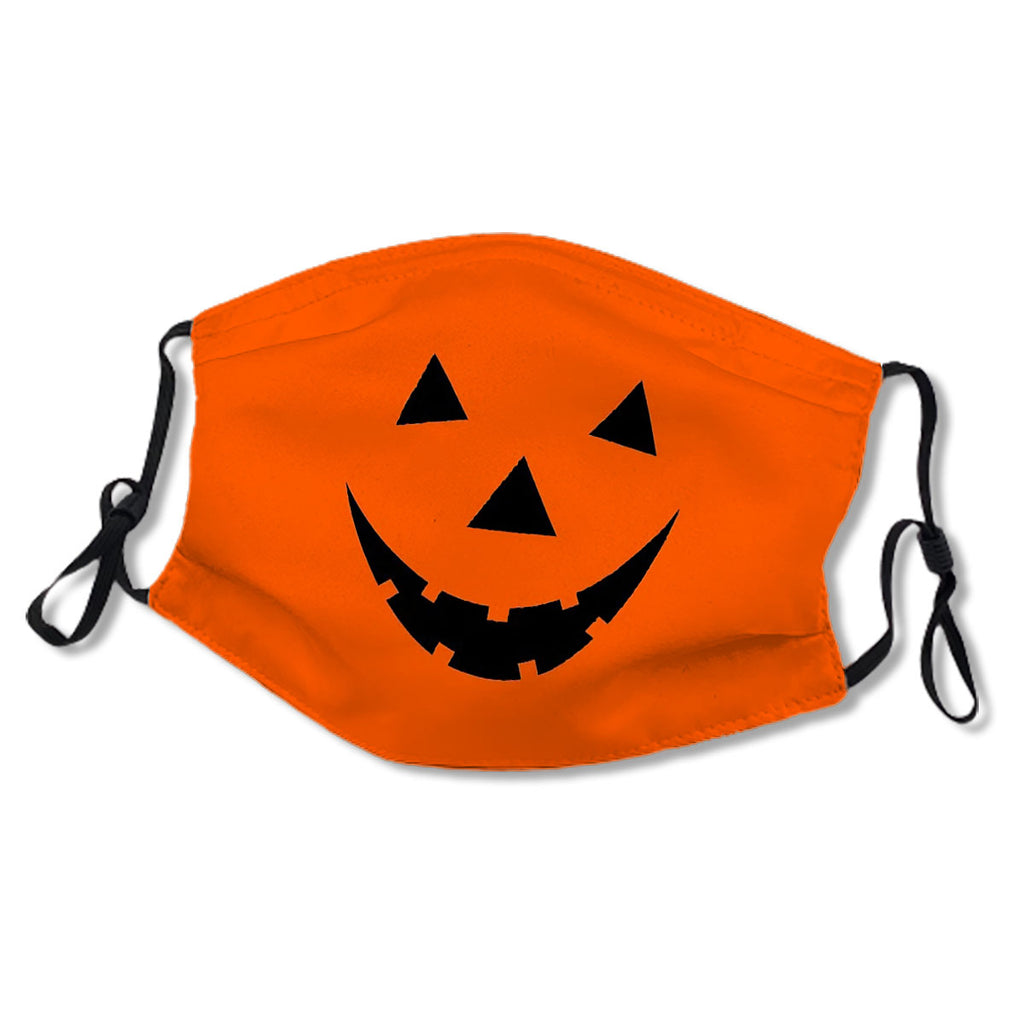 Black halloween pumpkin face Mask No.6TSE92
