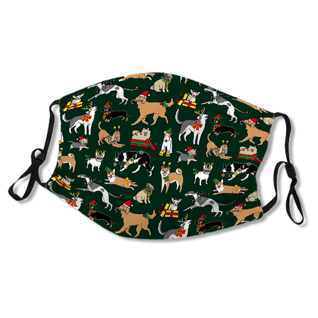 Christmas Dogs Green No.782V99