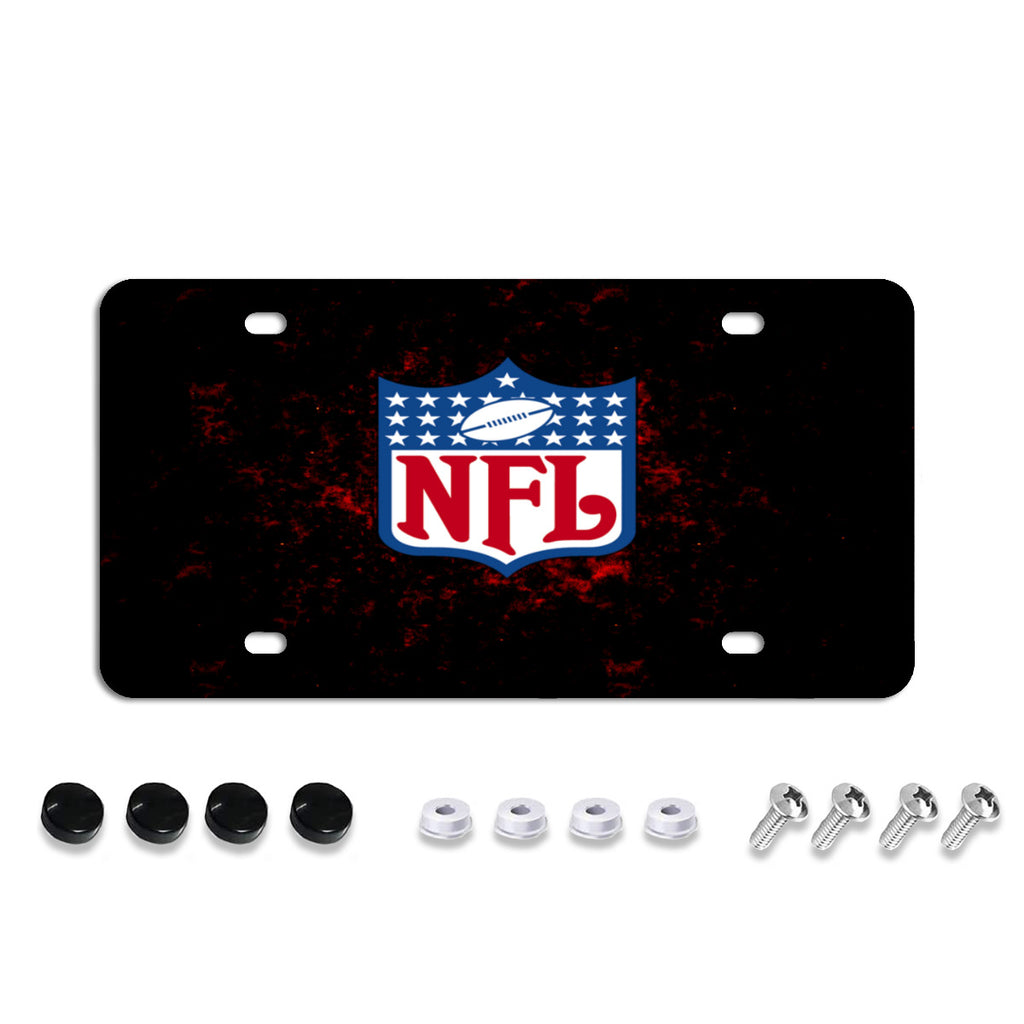 License Plate Covers, Unbreakable Tag Cover to Protect Your Car Front and Rear Plates, Fits All Standard US Plates, Screws Included No.78E7BT