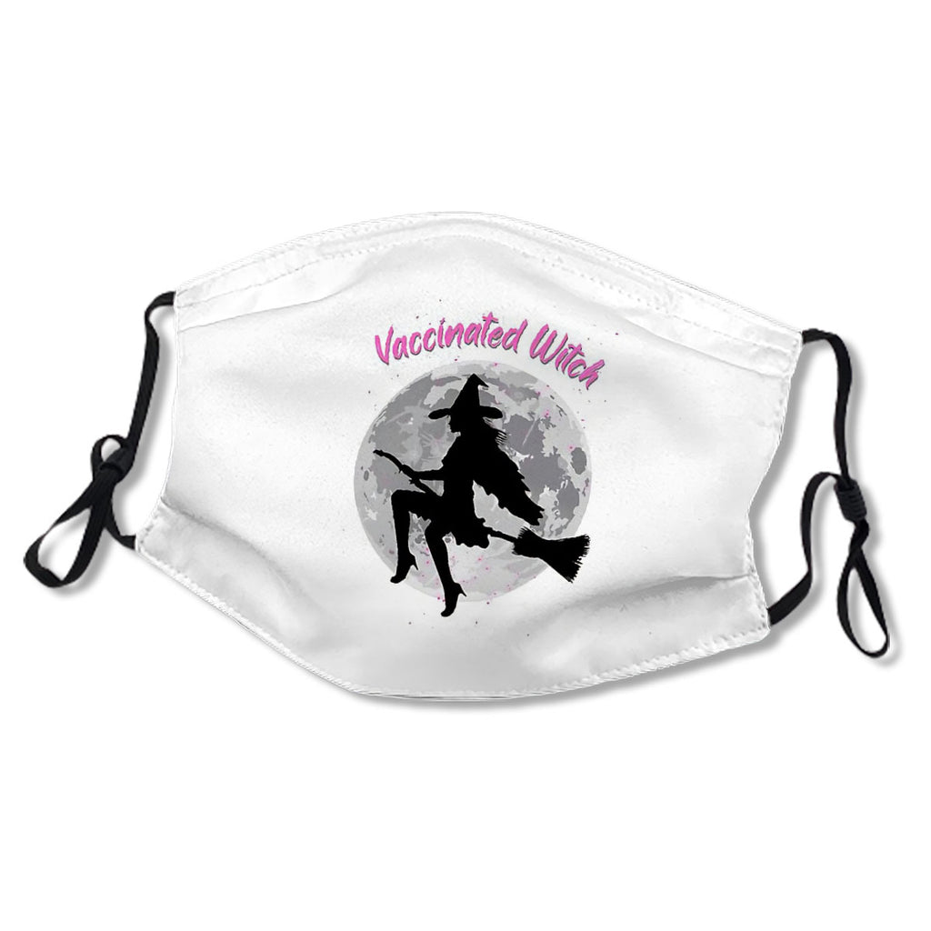 Vaccinated Witch, Fully Vaccinated Witches, Women'S Halloween Gift, Girls Magical Hocus Pocus Mask No.7Cnuvj