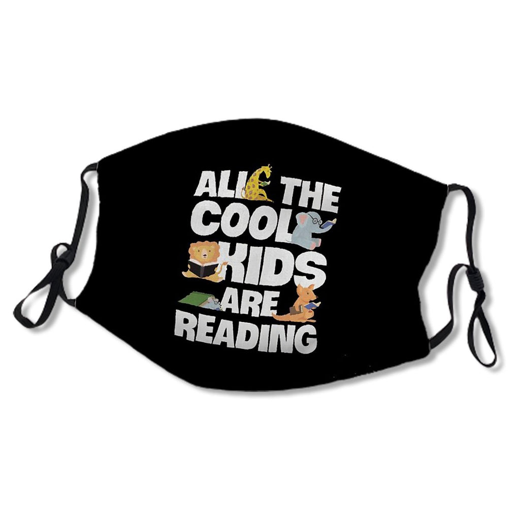 All The Cool Kids Are Reading Kids/Adult Mask No.7D52PU