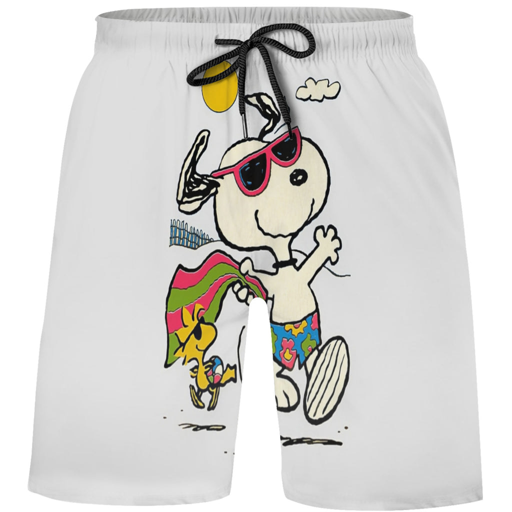 Teen's Swim Trunks Quick Dry Beach Shorts Summer Casual Printing Beach Pants for Boys Girls No.7GVERT