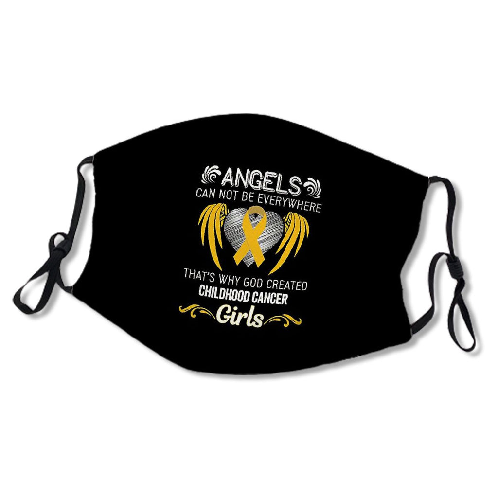 Angel Girl- Childhood Cancer Awareness Gifts for Women Childhood Cancer Support Ribbon No.7U6MFI