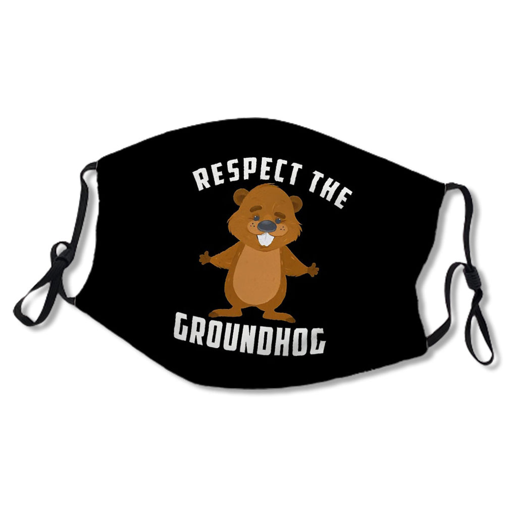 Respect Groundhog Woodchuck Lovers Funny Groundhog Day Gift For Men Women Kids Boys Girls No.7VT824