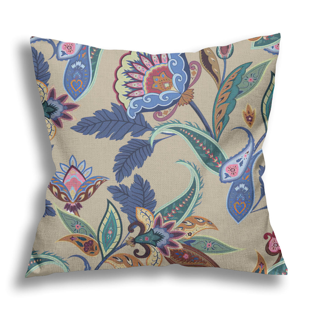 Summer Pillow Covers 18"×18", Decorative Pillow Covers for Home Sofa Bed Couch No.8429WS