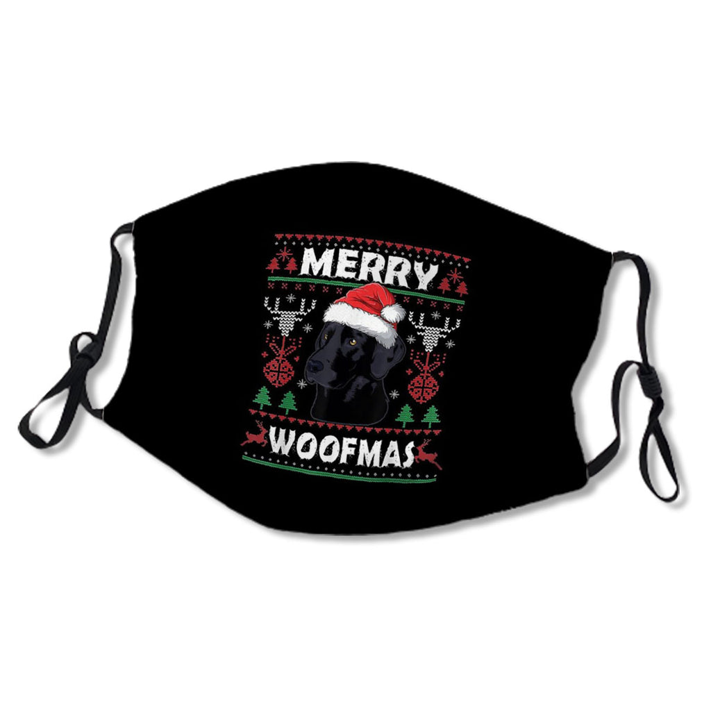 Merry Woofmas Black Lab Christmas Dog Lover Xmas Gift No.87B6YB