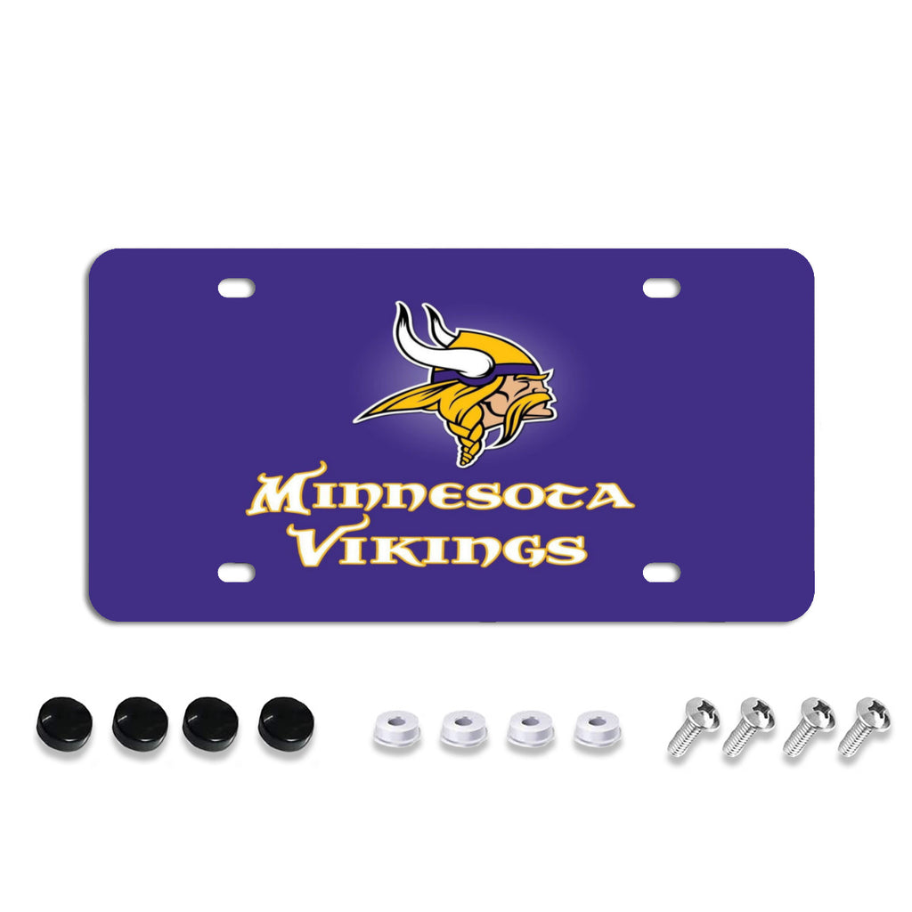 License Plate Covers, Unbreakable Tag Cover to Protect Your Car Front and Rear Plates, Fits All Standard US Plates, Screws Included No.8BAT9S