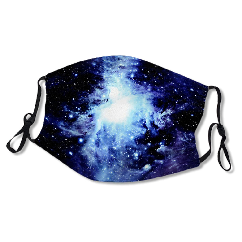 Galaxy Blue Indigo Orion Nebula Mask No.8GJ7SK