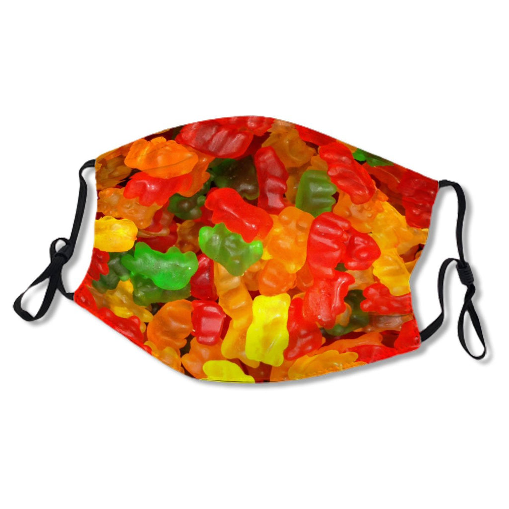Cute Kawaii Orange Yellow Red Colorful Gummy Bear No. 8KEG46