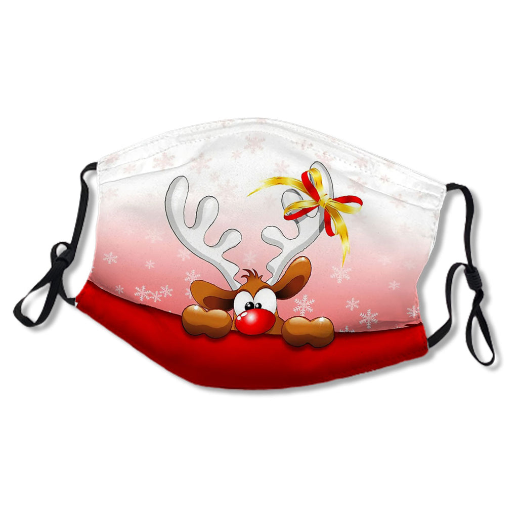Funny Christmas Reindeer Cartoon No.8LN4T5