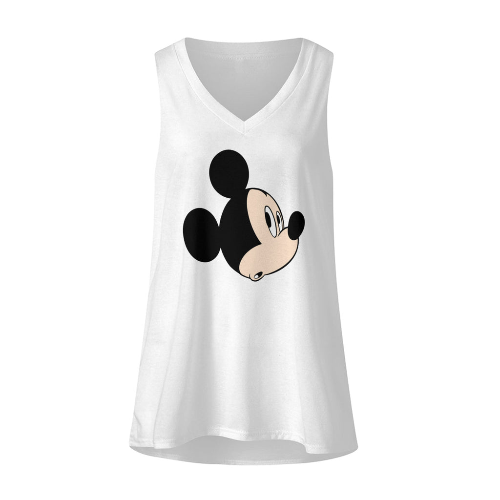 Womens Fashion Loose Tank V Neck No.8NC3NE
