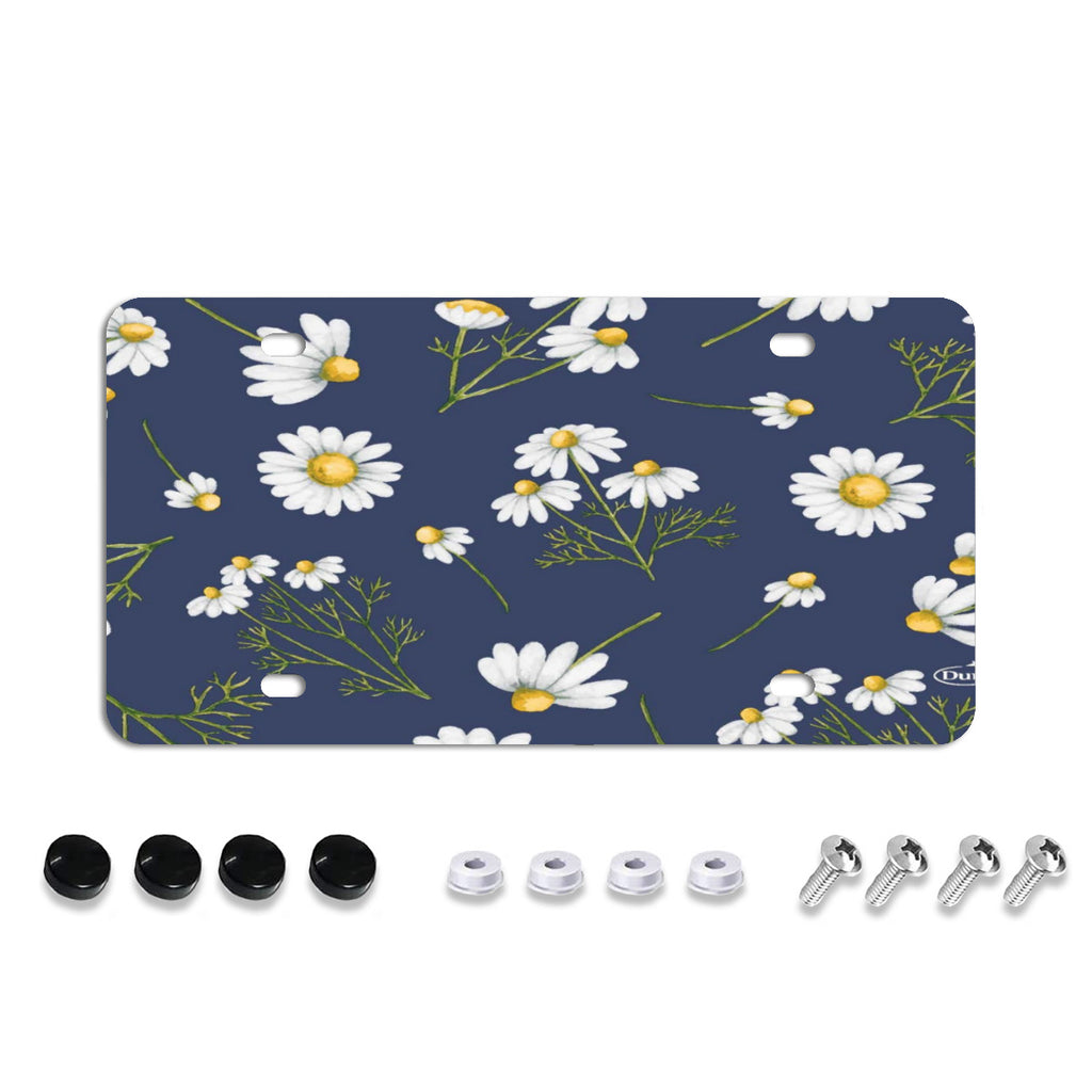 License Plate Covers, Unbreakable Tag Cover to Protect Your Car Front and Rear Plates, Fits All Standard US Plates, Screws Included No.8S89NN