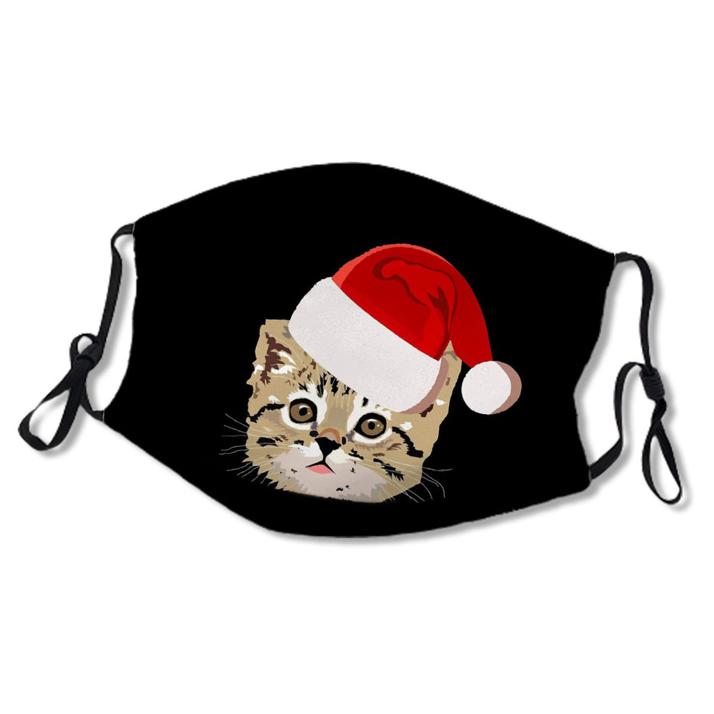 Cat lover christmas - Cute kitty saying Merry X- mas to everyone No.8VTEGJ